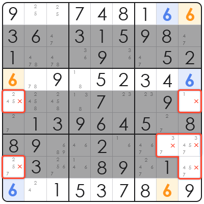 sudoku with candidate mode